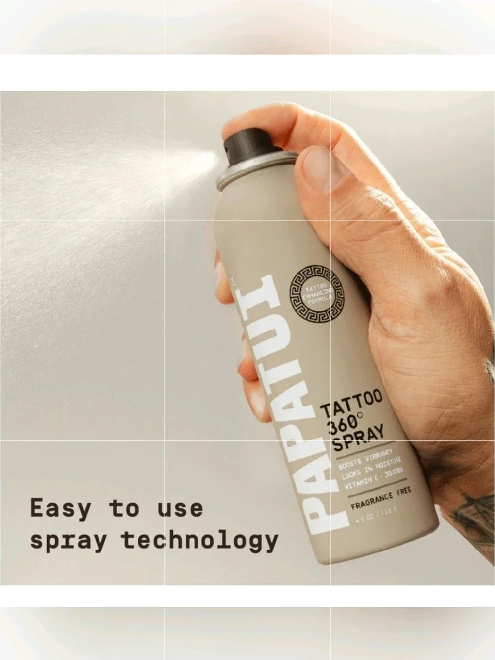 PAPATUT Tattoo 360° Spray X2